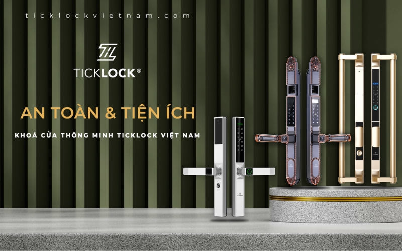 showroom khóa điện tử Ticklock 