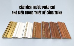 kích thước phào chỉ