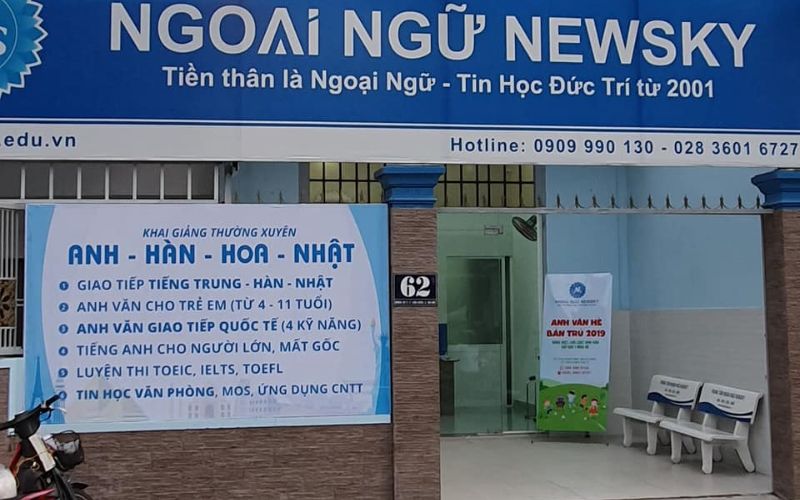 Trung tâm học tiếng anh NewSky