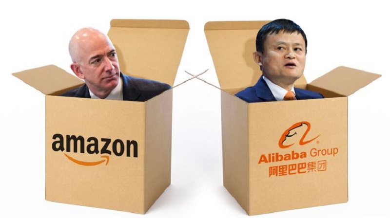 so sánh 2 nền tảng alibaba và amazone