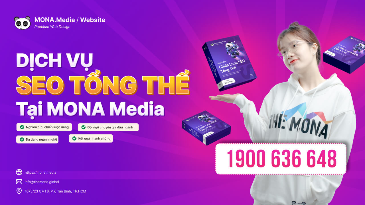 Dịch vụ SEO web tổng thể tại MONA Media