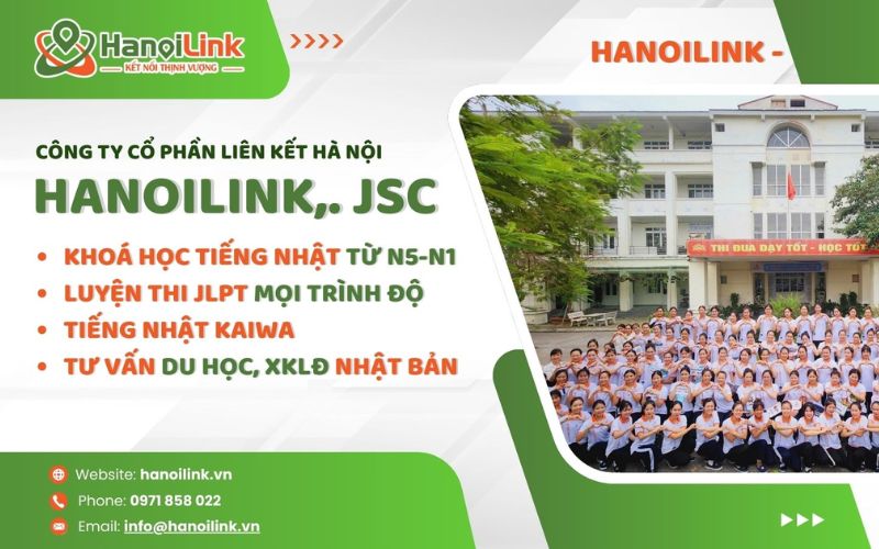 hanoilink đơn vị chuyên đào tạo tiếng nhật