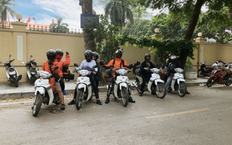 kinh nghiệm chạy xe máy theo đoàn